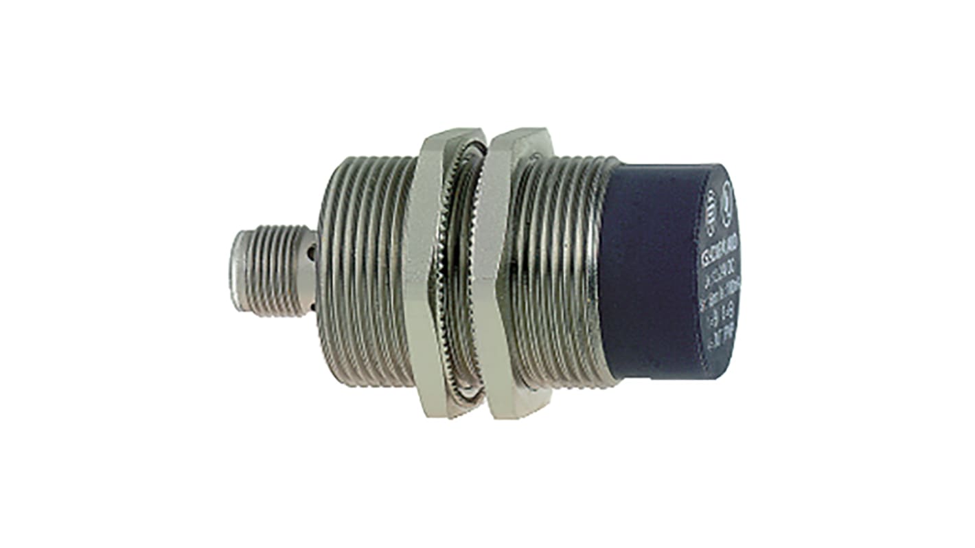 Sensore di prossimità cilindrico Telemecanique Sensors XS630B4MAU20, M30, rilevamento 22 mm, IP67/IP69K, alimentazione 20-264 V.