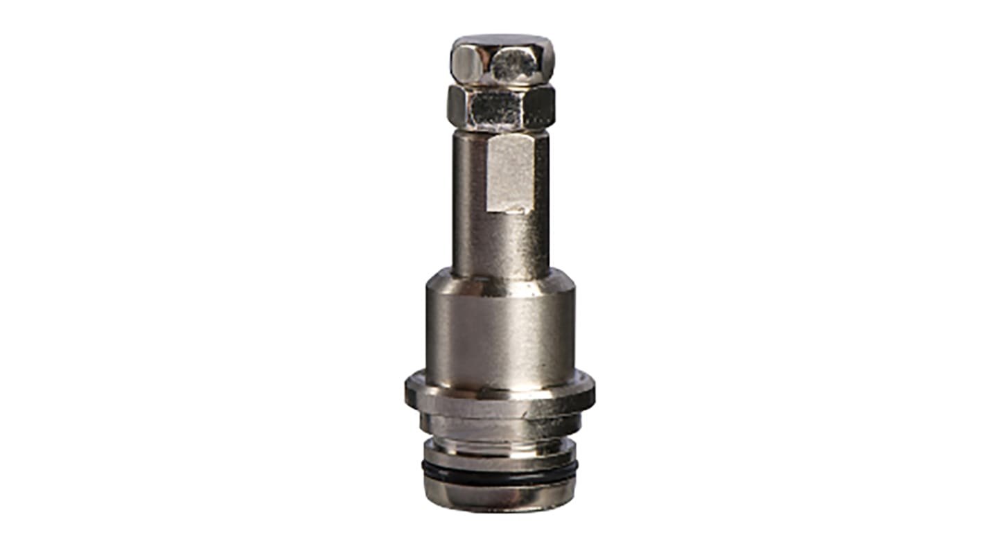 Interruttore di fine corsa Telemecanique Sensors ZCE14 con pistone terminale metallico regolabile, compatibile con serie OsiSense XC.