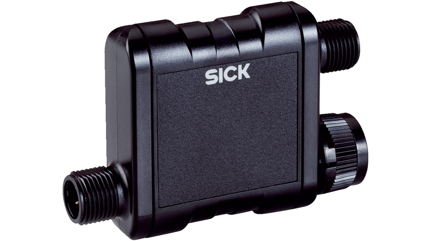 Interruttore di sicurezza senza contatto Sick MLP1-XXN, custodia in termoplastico, protezione IP67, dimensioni 37x15 mm.