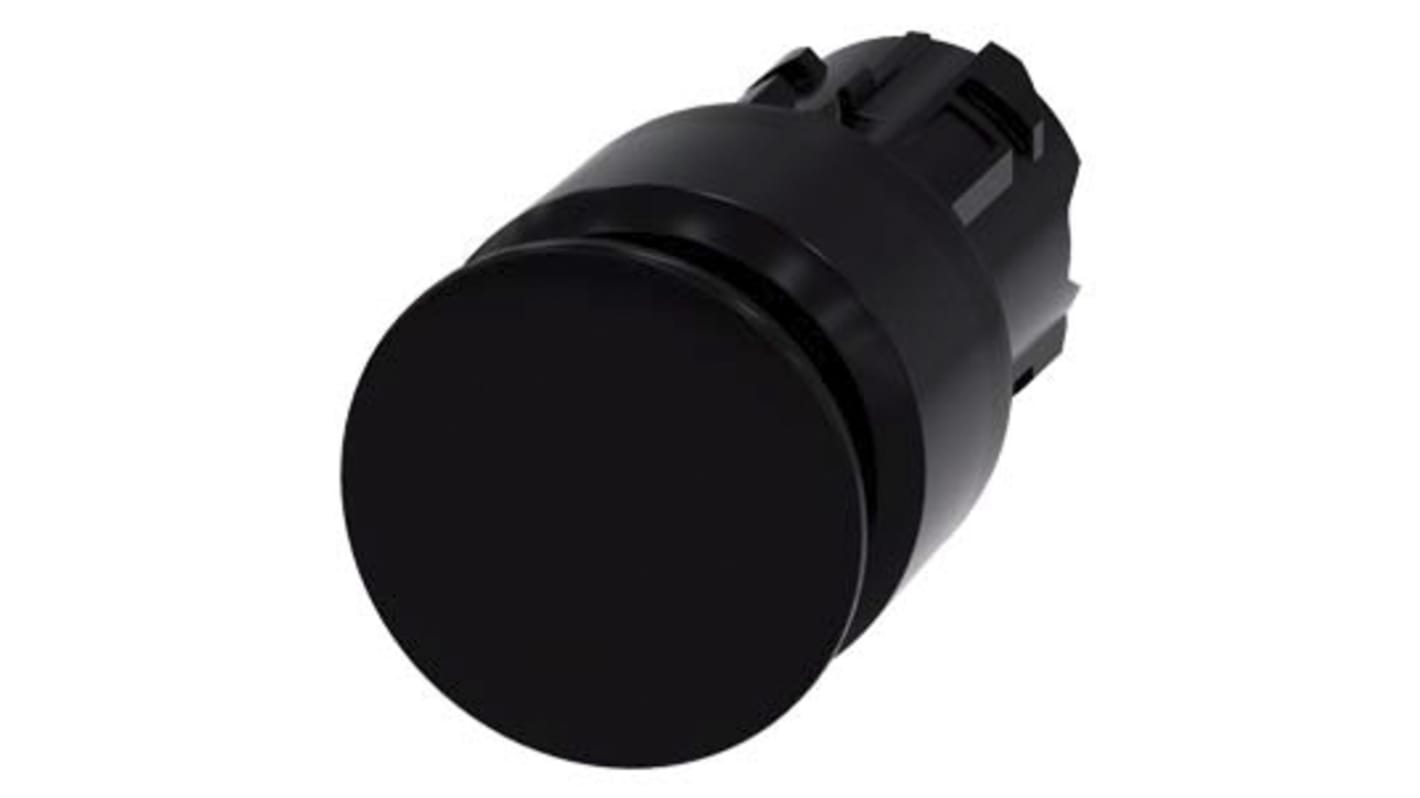 Attuatore pulsante Siemens 3SU1000-1AA10-0AA0, rotondo, diametro 30 mm, montaggio ad aggancio, protezione IP66/IP67/IP69K.