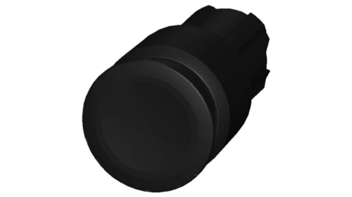 Attuatore pulsante Siemens 3SU1000-1AA10-0AA0, rotondo, diametro 30 mm, montaggio ad aggancio, protezione IP66/IP67/IP69K.
