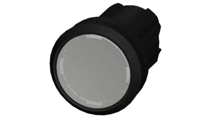Attuatore pulsante Siemens 3SU1001-0AA60-0AA0, diametro foro 22 mm, montaggio ad aggancio, protezione IP66/IP67/IP69K.