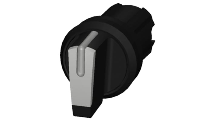 Selettore Siemens 3SU1002-2BN60-0AA0, rotondo, 22 mm, 3 posizioni, illuminato, protezione IP66/IP67/IP69K.