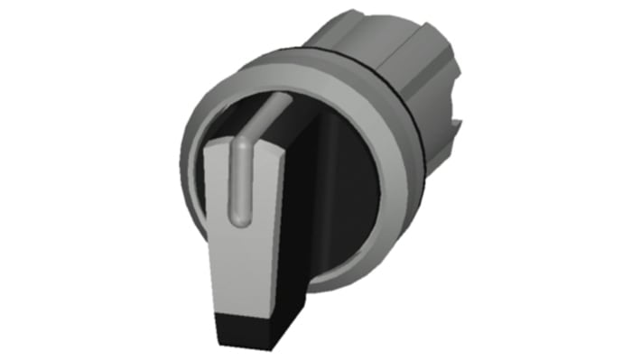 Selettore Siemens 3SU1052-2BN60-0AA0, rotondo, 22 mm, attuatore illuminato, 3 posizioni, protezione IP66/IP67/IP69K.