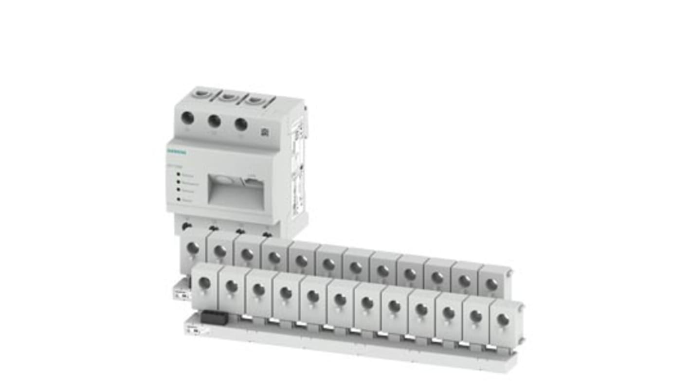 Contatore di energia digitale Siemens 7KT1223, precisione ±2%, misurazione fino a 400 V, starter kit incluso.