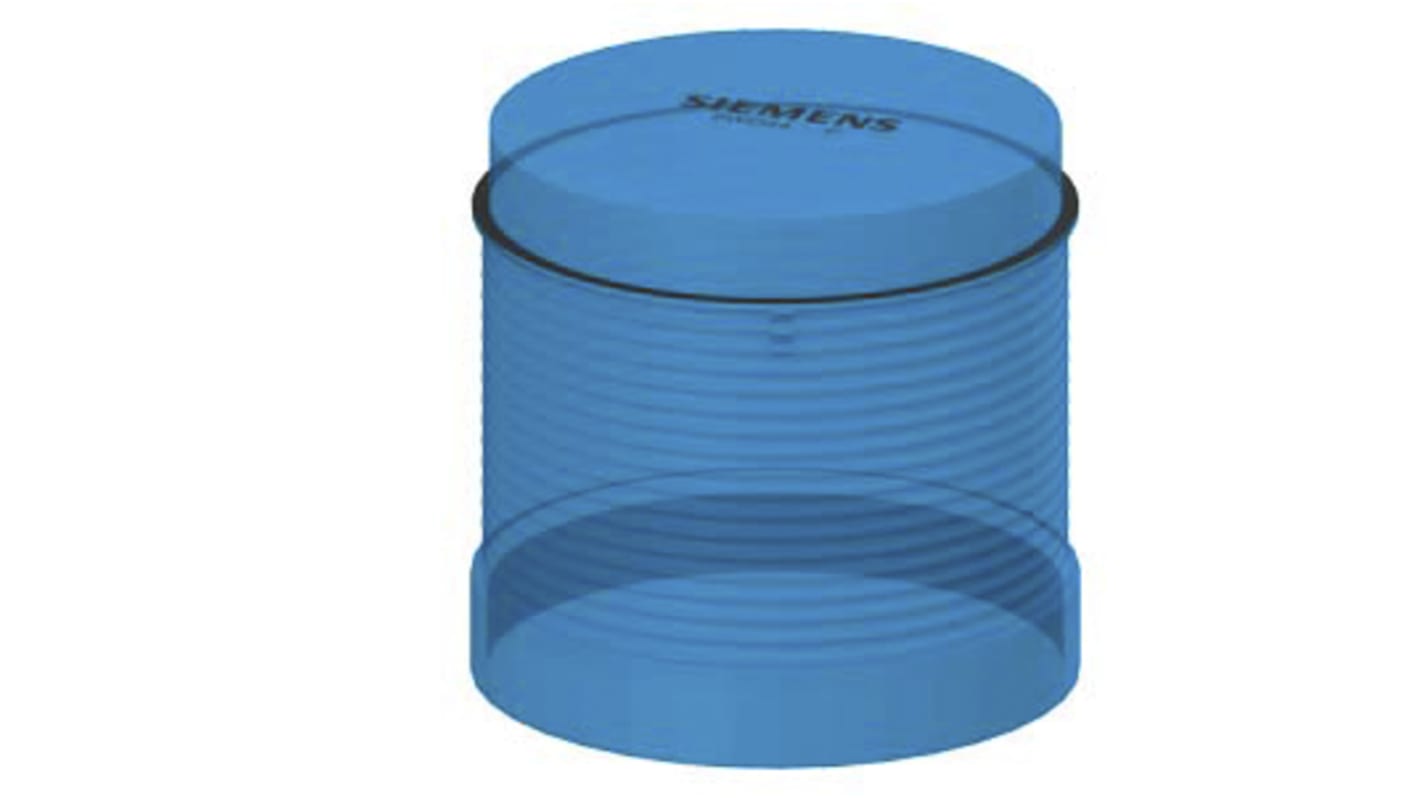 Segnalatore luminoso blu Siemens 8WD4400-1AF, LED 12-230V c.a./c.c. Ø70mm h 65.5mm. Ideale per applicazioni tecniche e commerciali.