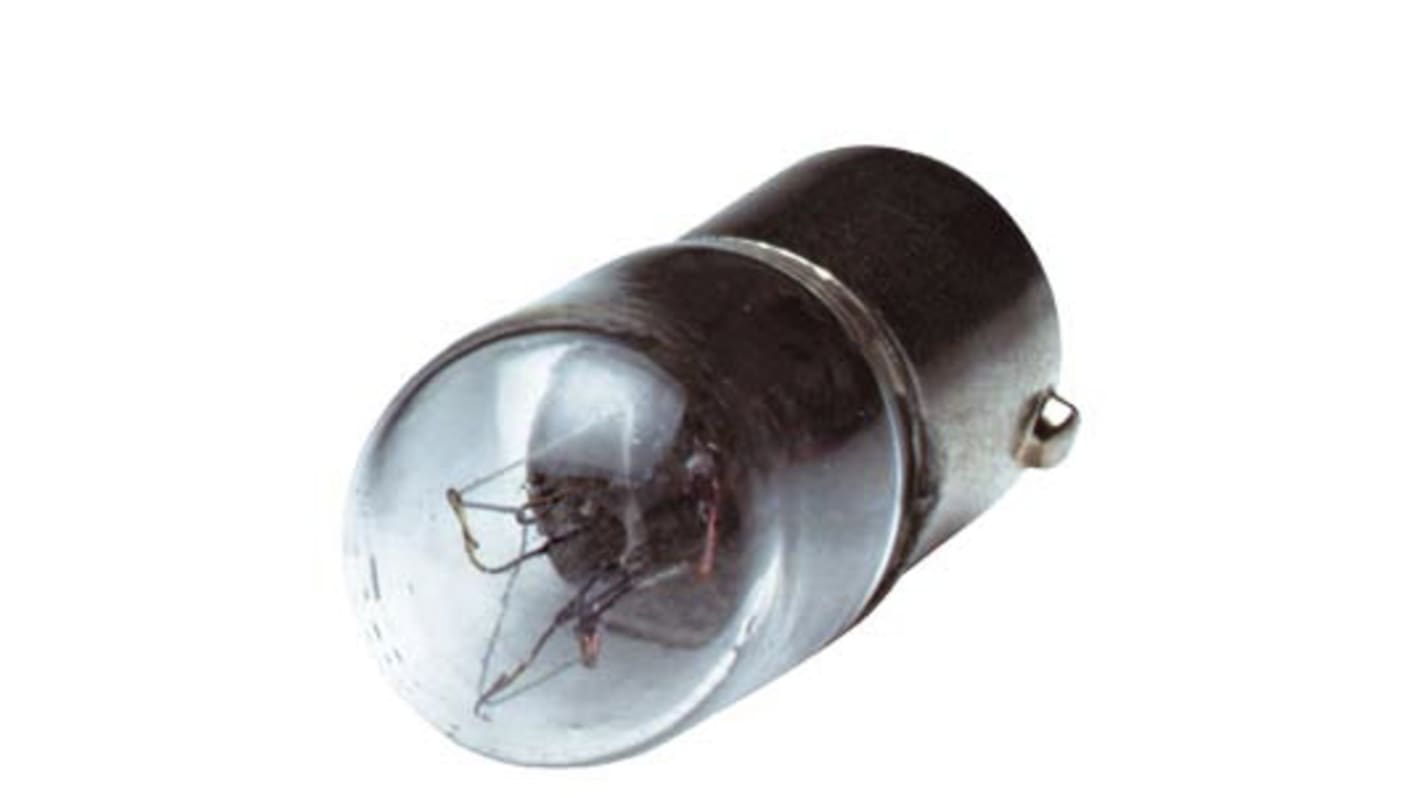 Lampadina a incandescenza Siemens 8WD4358-1XX, 5 W, 230 V, base BA 15d, per colonne di segnalazione, confezione da 10 unità.