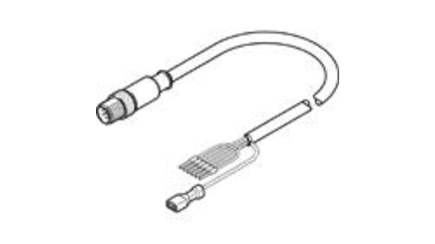 Cavo motore Festo NEBM-SM12G8-E-7-Q5-LE6, lunghezza 7 m, connettore D-Sub 25 pin, idoneo per cilindri elettrici EPCO.
