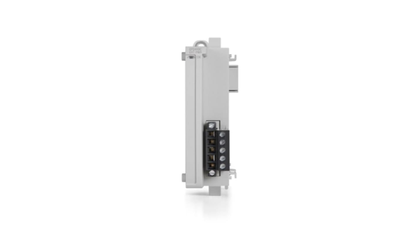 Modulo di alimentazione Allen Bradley 2085-EP24VDC per PLC Micro870, 14 ingressi, 10 uscite, dimensioni 90 x 145 x 80 mm.