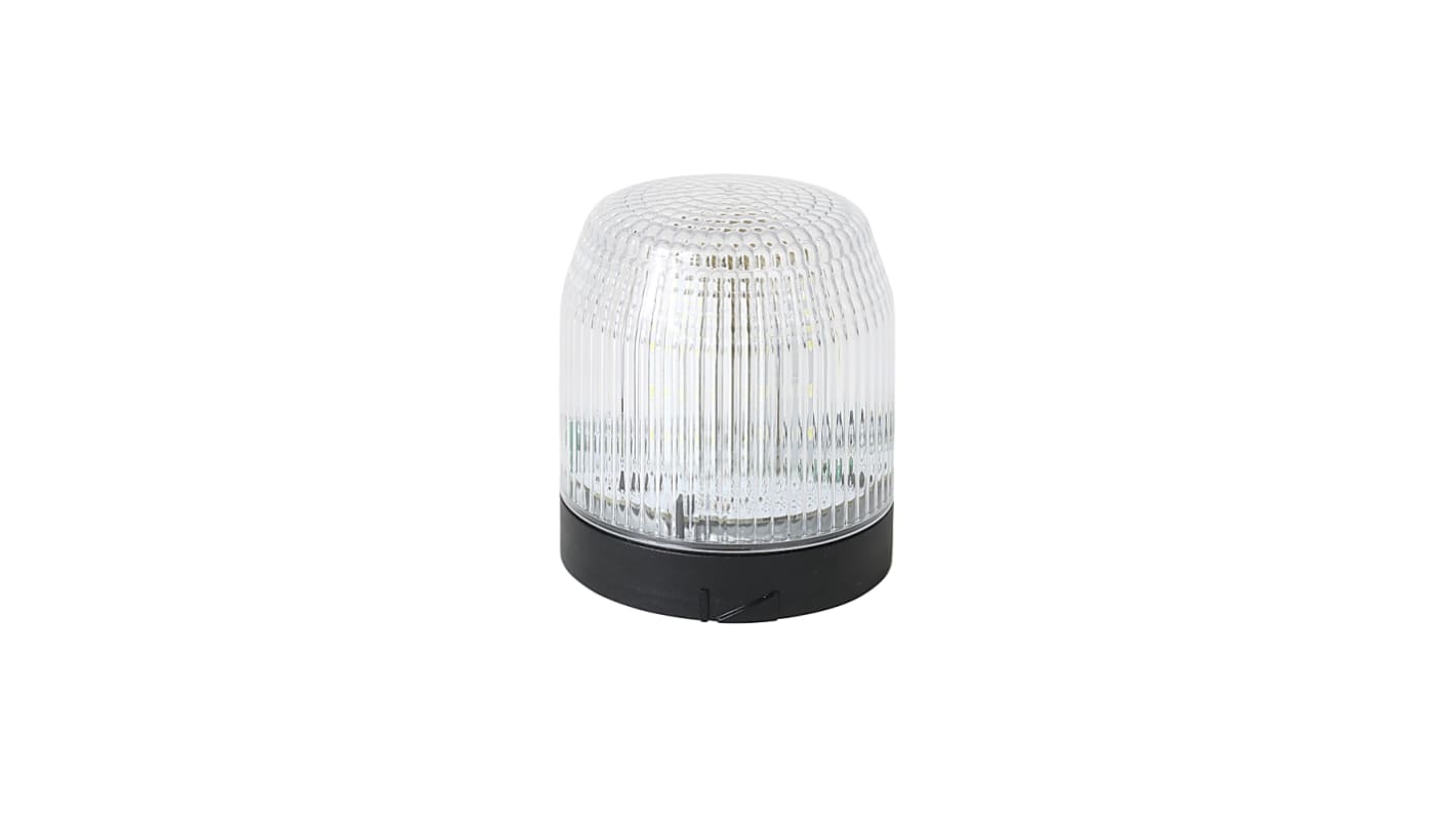 Torretta di segnalazione Allen Bradley 856T-BGB7, luce bianca, altezza 80 mm, IP67, alimentazione 24 V, LED 20.000 mcd.