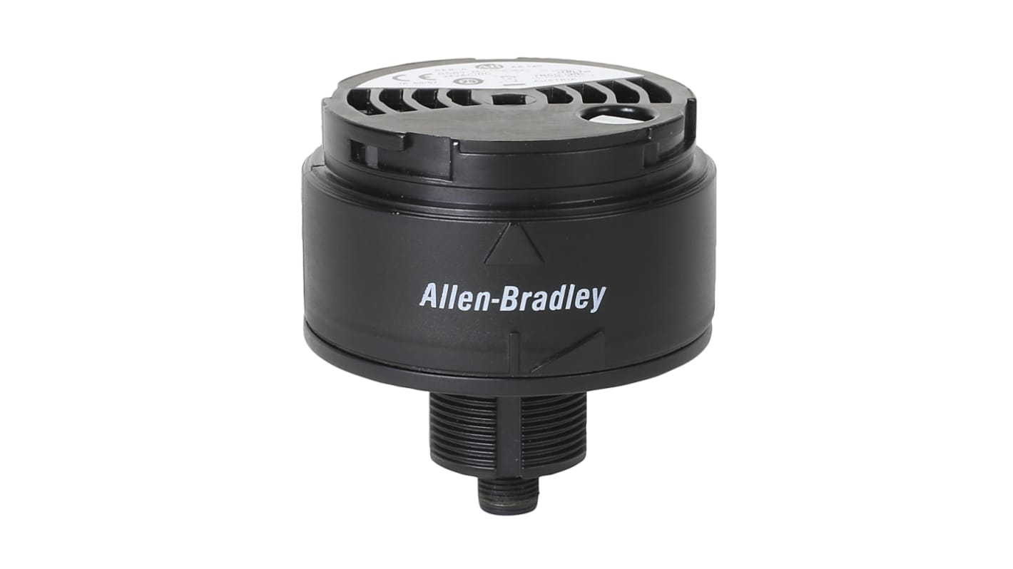 Torretta di segnalazione Allen Bradley 856T-B24QD5C, 24 V AC/DC, montaggio superficiale, grado di protezione IP66/IP67, diametro 70 mm.