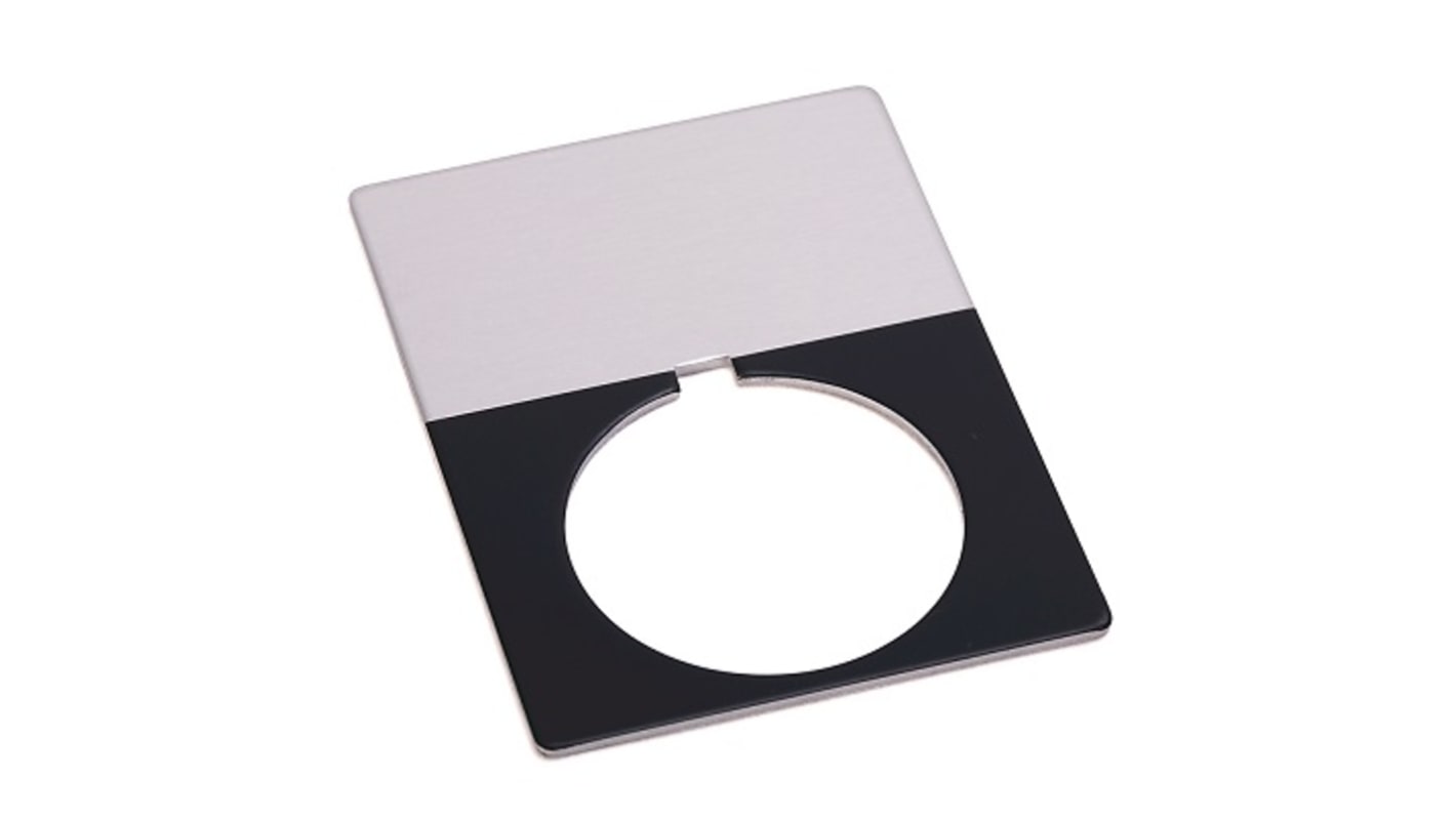 Piastra per legenda Allen Bradley 800T-X559J, grigia, per pulsante da 30 mm, design jumbo, confezione da 1.