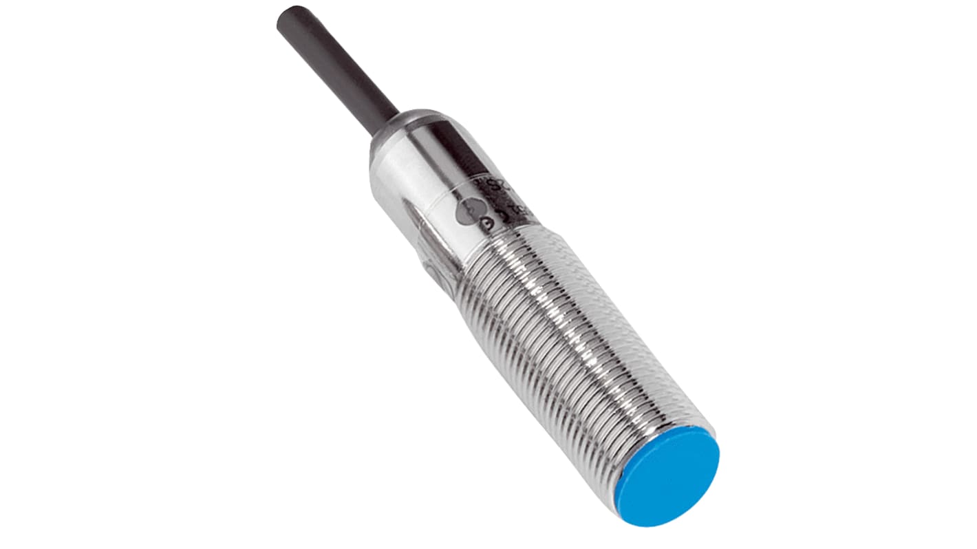 Sensore di prossimità cilindrico PNP M12 Sick IME12-06BPSZW2K, rilevamento 6 mm, IP67, temperatura -25/+75 °C.