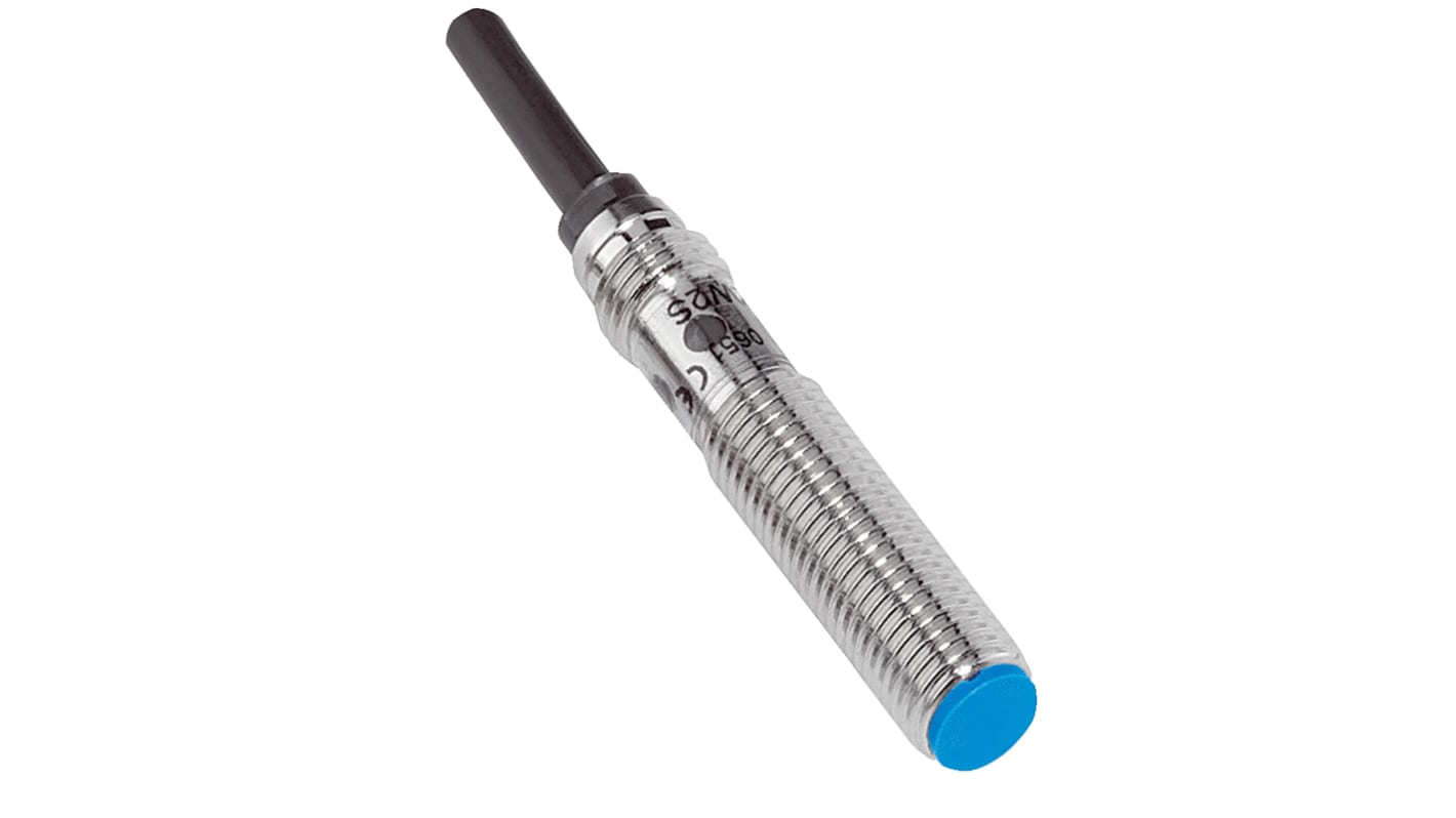 Sensore di prossimità cilindrico Sick IME08-03BPSZW2K, PNP M8, rilevamento 3 mm, IP67, alimentazione 10-30 V c.c.