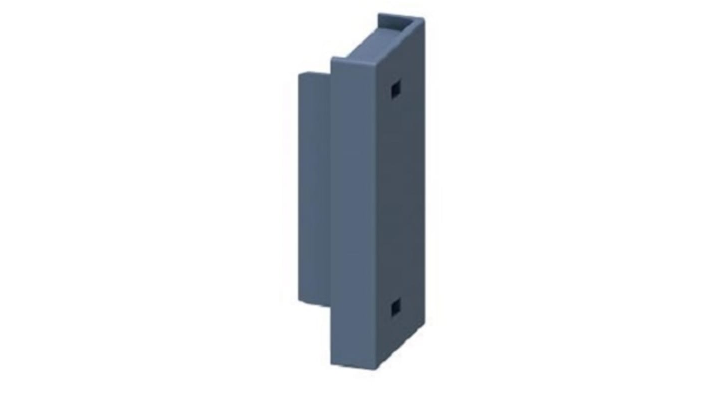 Coperchio di protezione touch Siemens 3RK1908-1DA00-2BP0 per bus di alimentazione, dimensioni 47x8 mm, resistenza agli urti 6g.