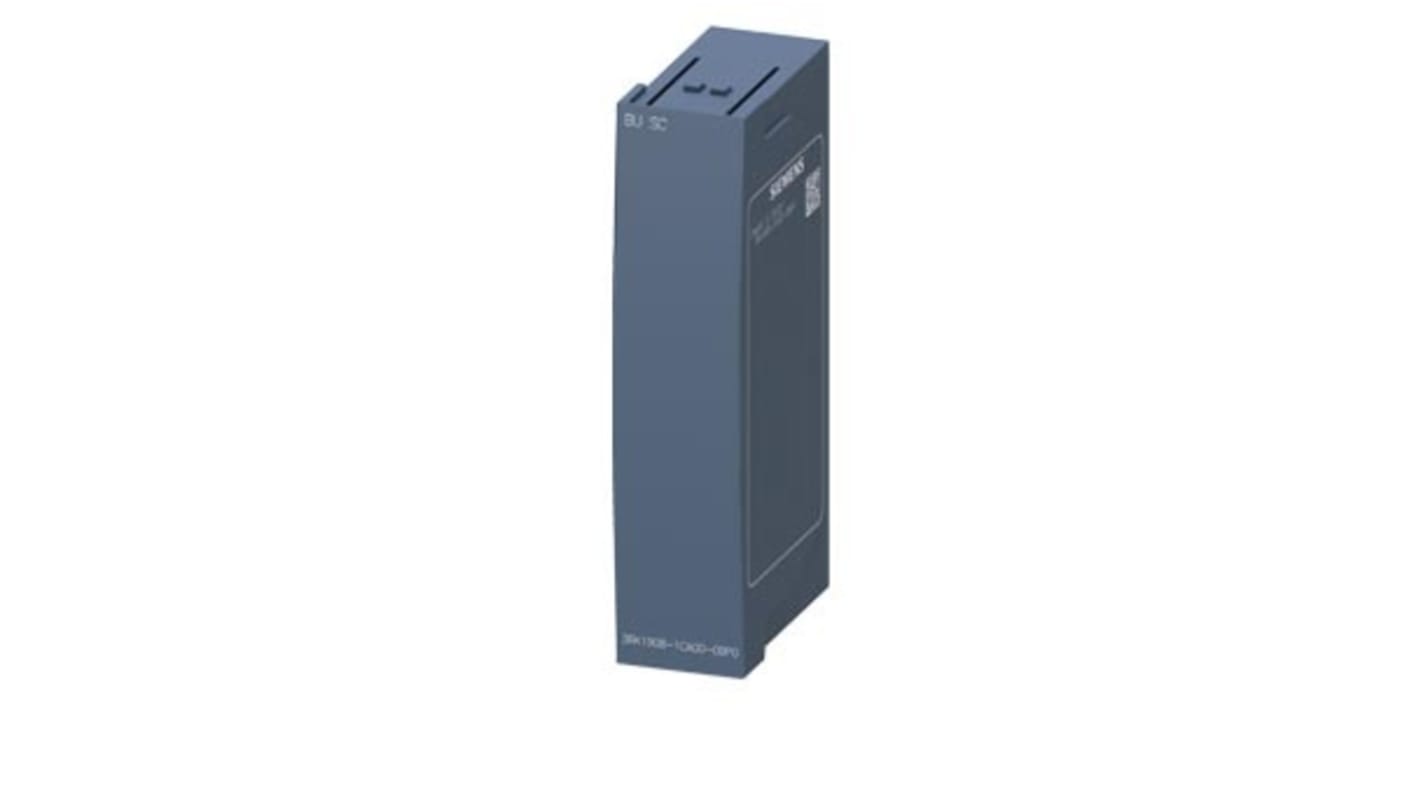 Coperchio Siemens 3RK1908-1CA00-0BP0 per unità base, dimensioni 135mm x 30mm, resistenza agli urti 6g, approvato UL.