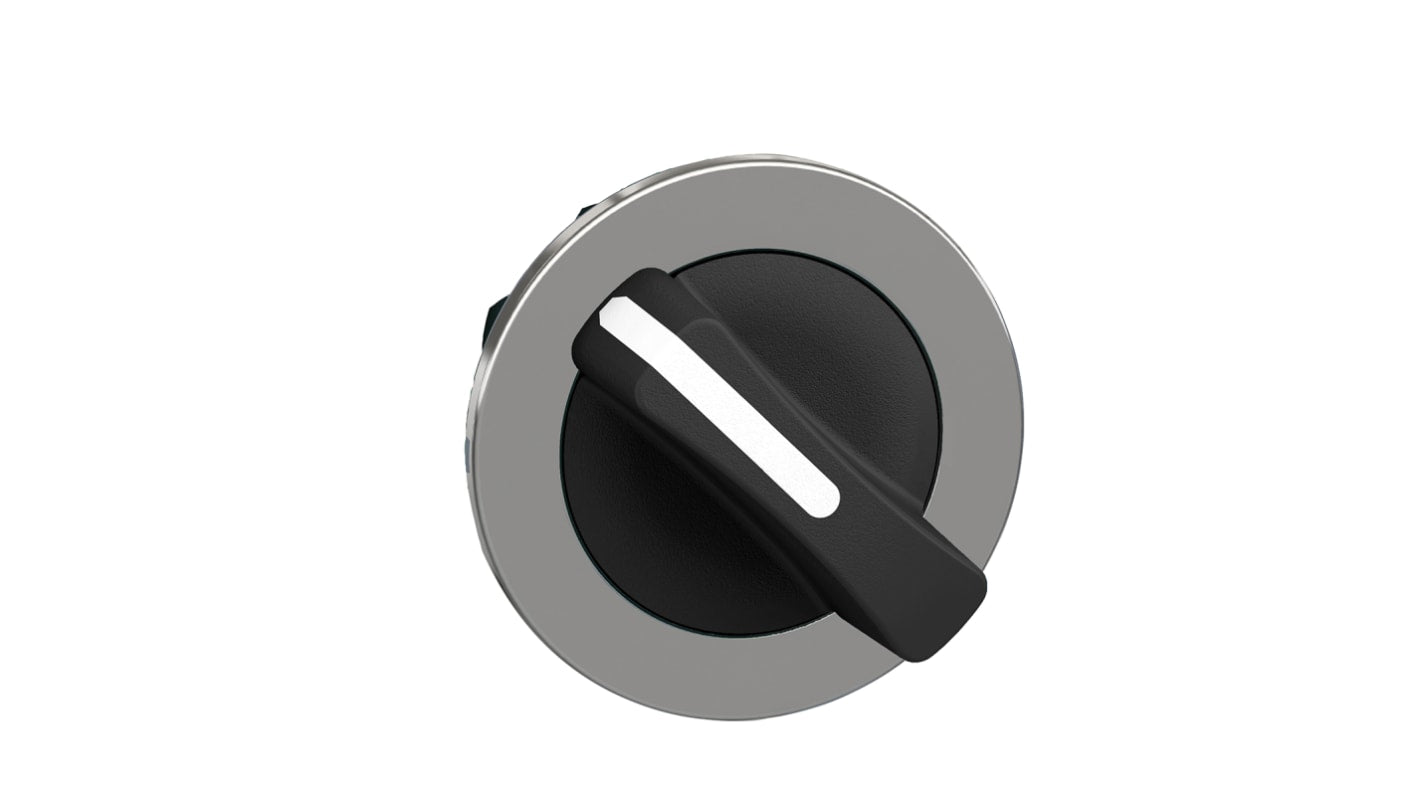 Selettore a 2 posizioni Ø 30mm Schneider Electric ZB4FD4, montaggio a filo, protezione IP66/IP67/IP69, adatto per ambienti estremi.