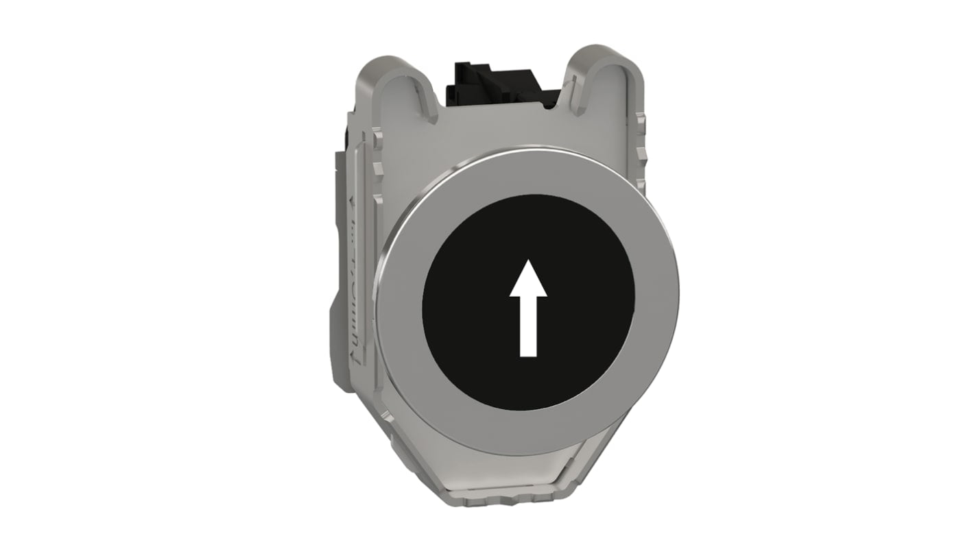 Pulsante SPST Schneider Electric XB4FA3351, montaggio a pannello, diametro 30mm, colore nero, 1NO, resistenza alle vibrazioni.