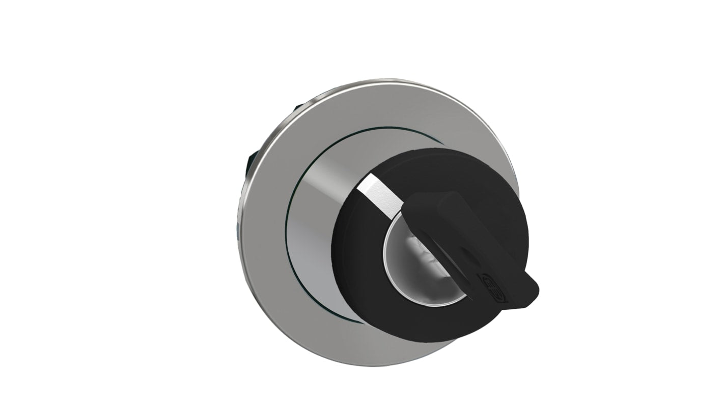 Testa selettore Schneider Electric ZB4FG6, 2 posizioni, diametro foro 30 mm, protezione IP66/IP67/IP69, attivazione a molla.