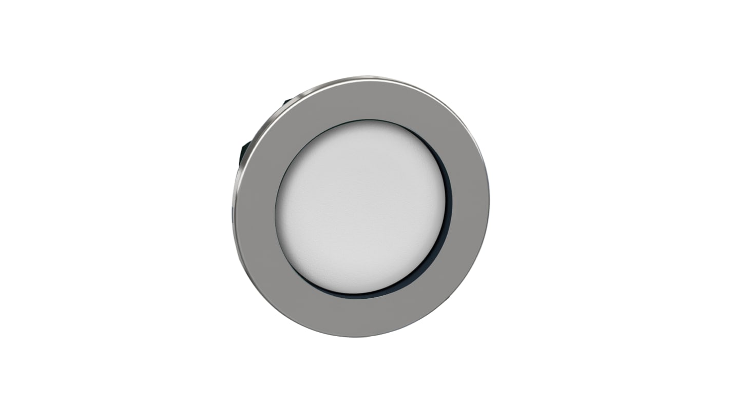 Attuatore pulsante rotondo ZB4FA16 di Schneider Electric, diametro foro 30 mm, protezione IP66/IP67/IP69K, montaggio a filo.
