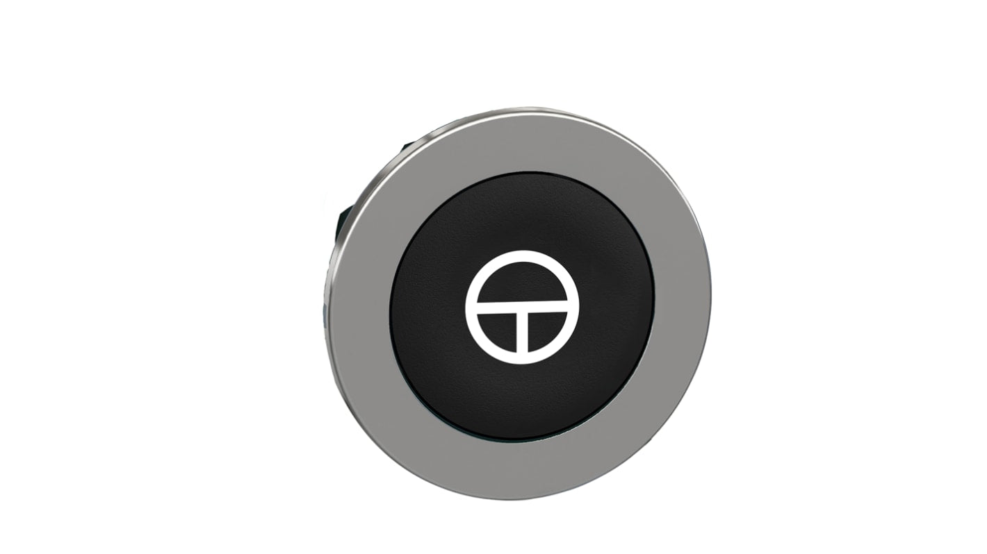 Attuatore pulsante instabile ZB4 di Schneider Electric, colore nero, diametro foro 30 mm, protezione IP66/IP67/IP69K.