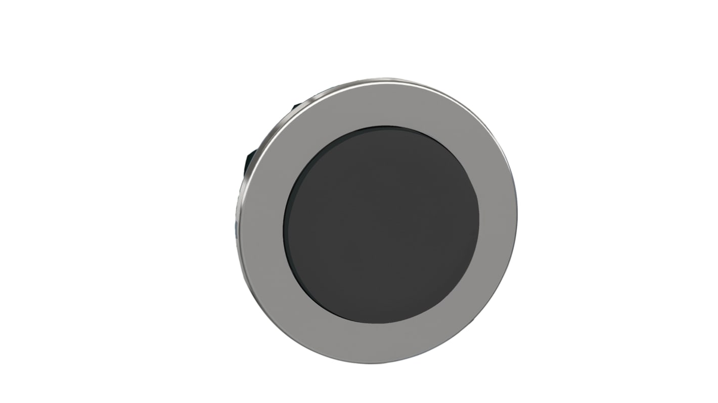 Attuatore pulsante instabile ZB4 di Schneider Electric, colore nero, diametro 36.5 mm, protezione IP66/IP67/IP69K, design modulare.