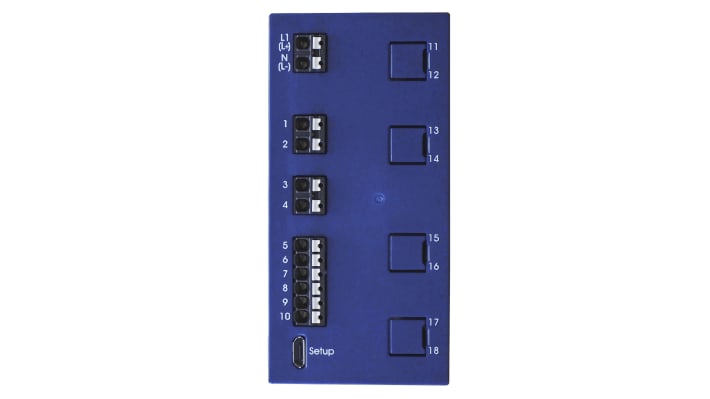 Termoregolatore PID Jumo 702112/8-0000-23/000, montaggio a pannello, dimensioni 48 x 96 mm, alimentazione 110-240 V c.a.