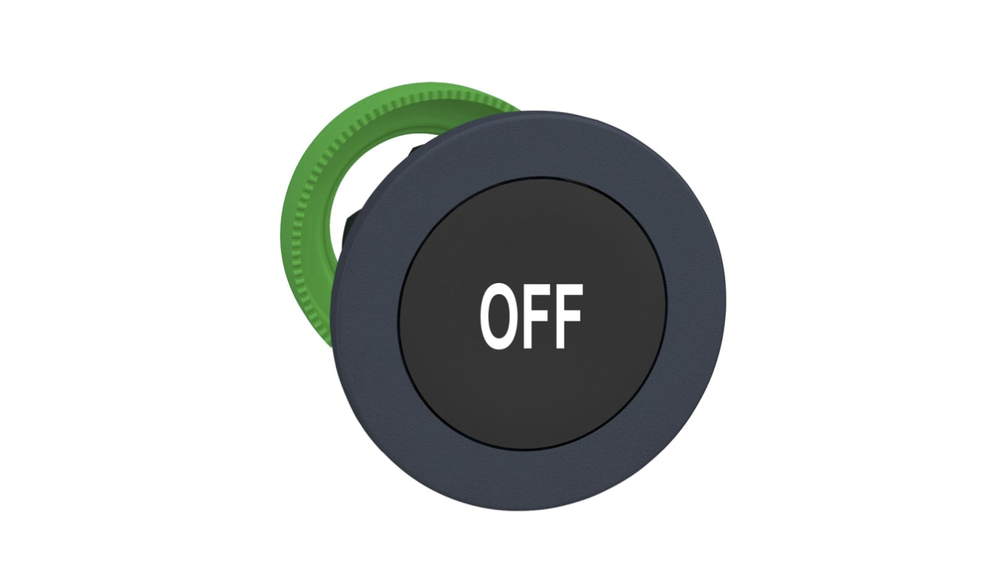 Attuatore pulsante instabile ZB5 di Schneider Electric, diametro foro 30 mm, colore nero, protezione IP66/IP67/IP69K, per ambienti estremi.