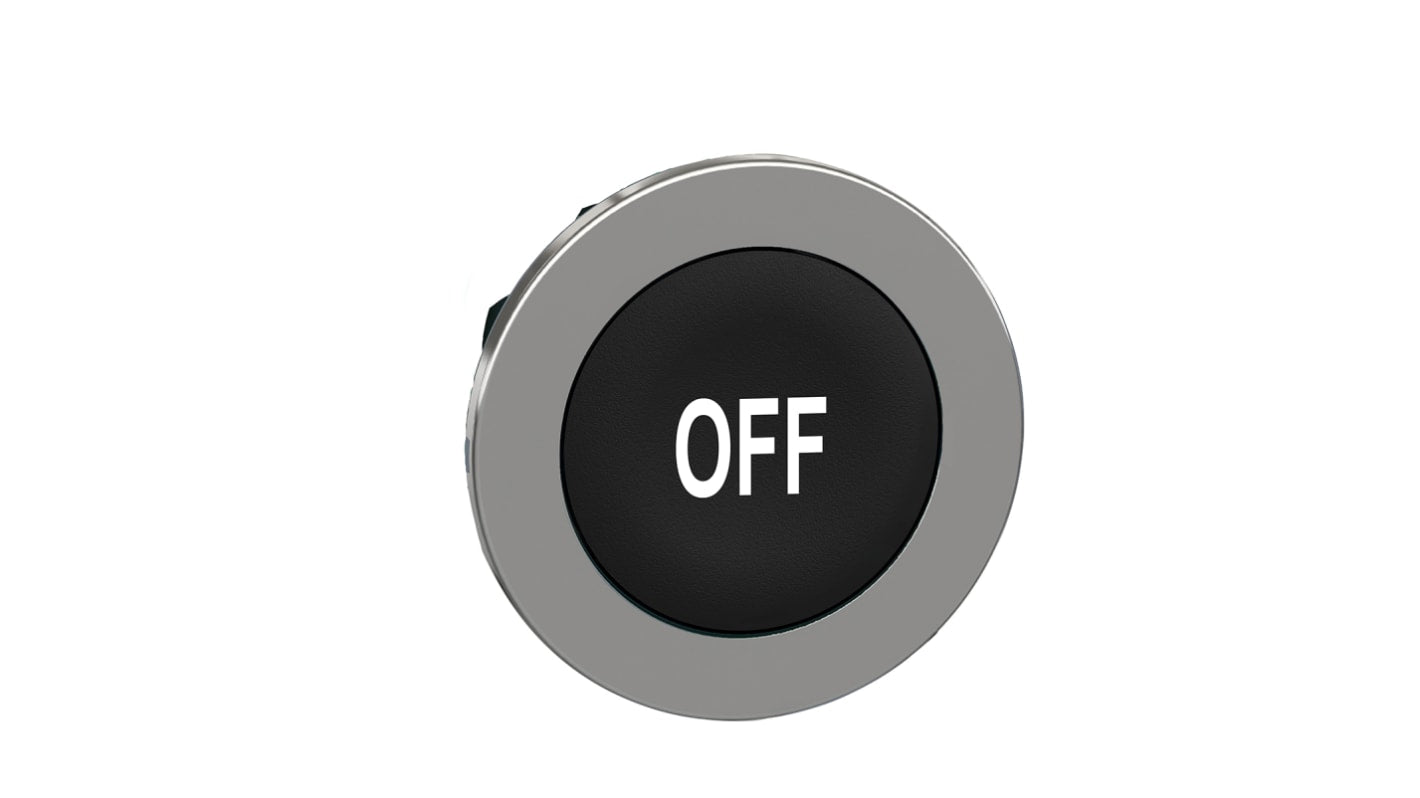 Attuatore pulsante instabile ZB4 di Schneider Electric, diametro 30 mm, colore nero, protezione IP66/IP67/IP69K, per ambienti estremi.