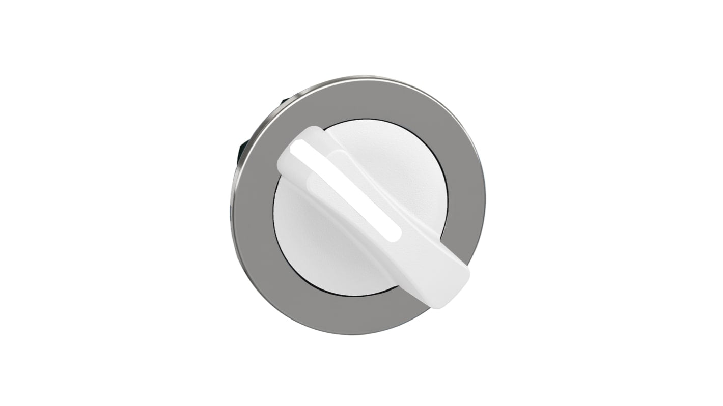 Selettore Schneider Electric ZB4FD201, 2 posizioni, diametro 30mm, colore bianco, installazione rapida, protezione IP66/IP67/IP69.
