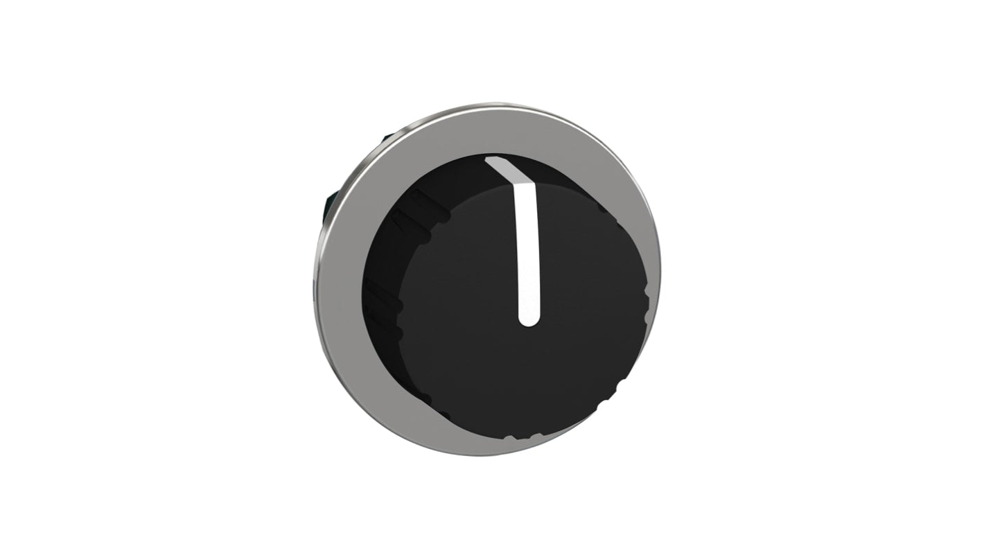 Selettore a tre posizioni Schneider Electric ZB4FD89, diametro 30mm, colore nero, attivazione a molla, protezione IP66/IP67/IP69.