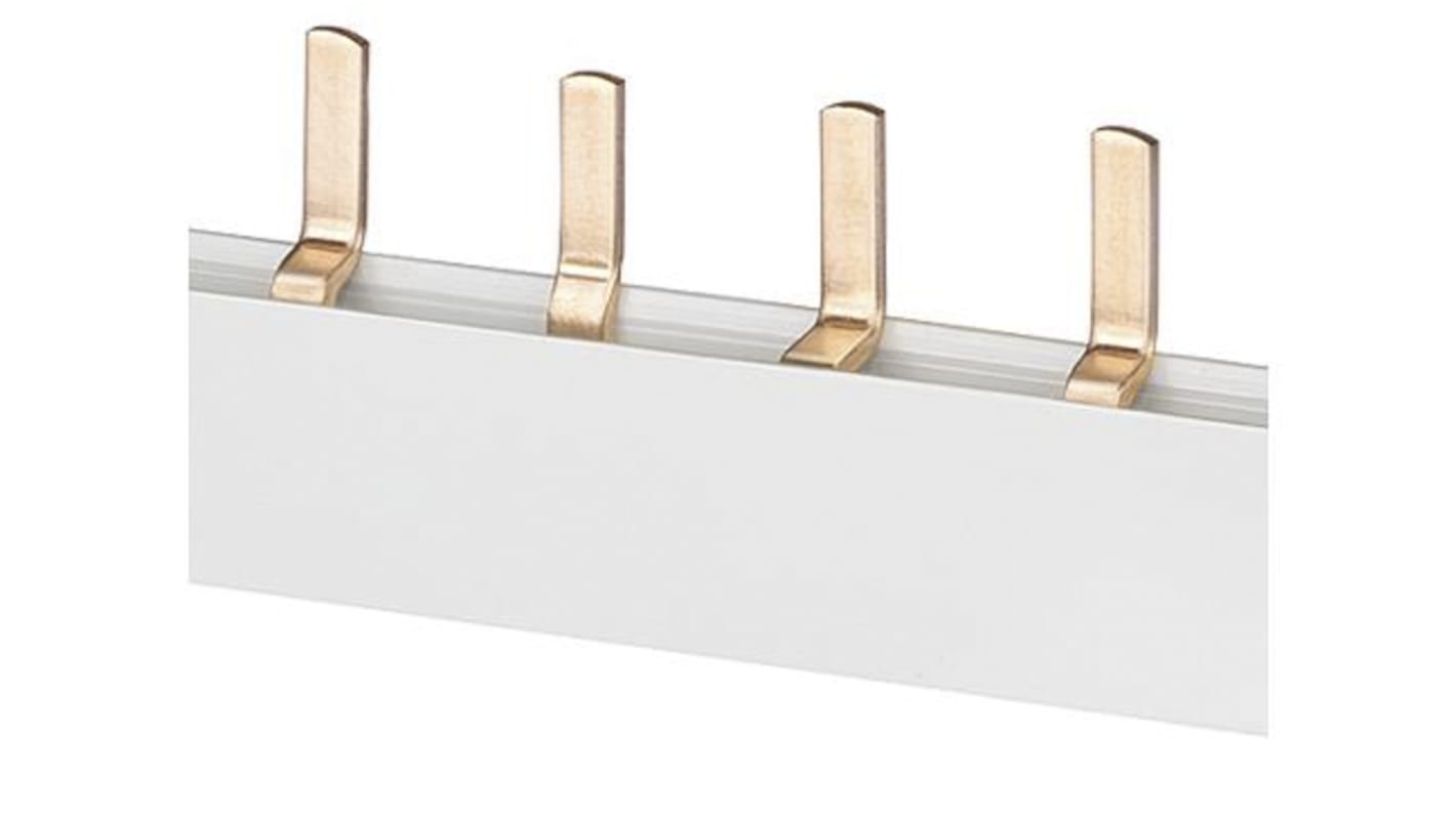 Barra di distribuzione Monofase Siemens 5ST3653 per collegamenti mm² 16. Protezione tattile per installazioni sicure e affidabili.