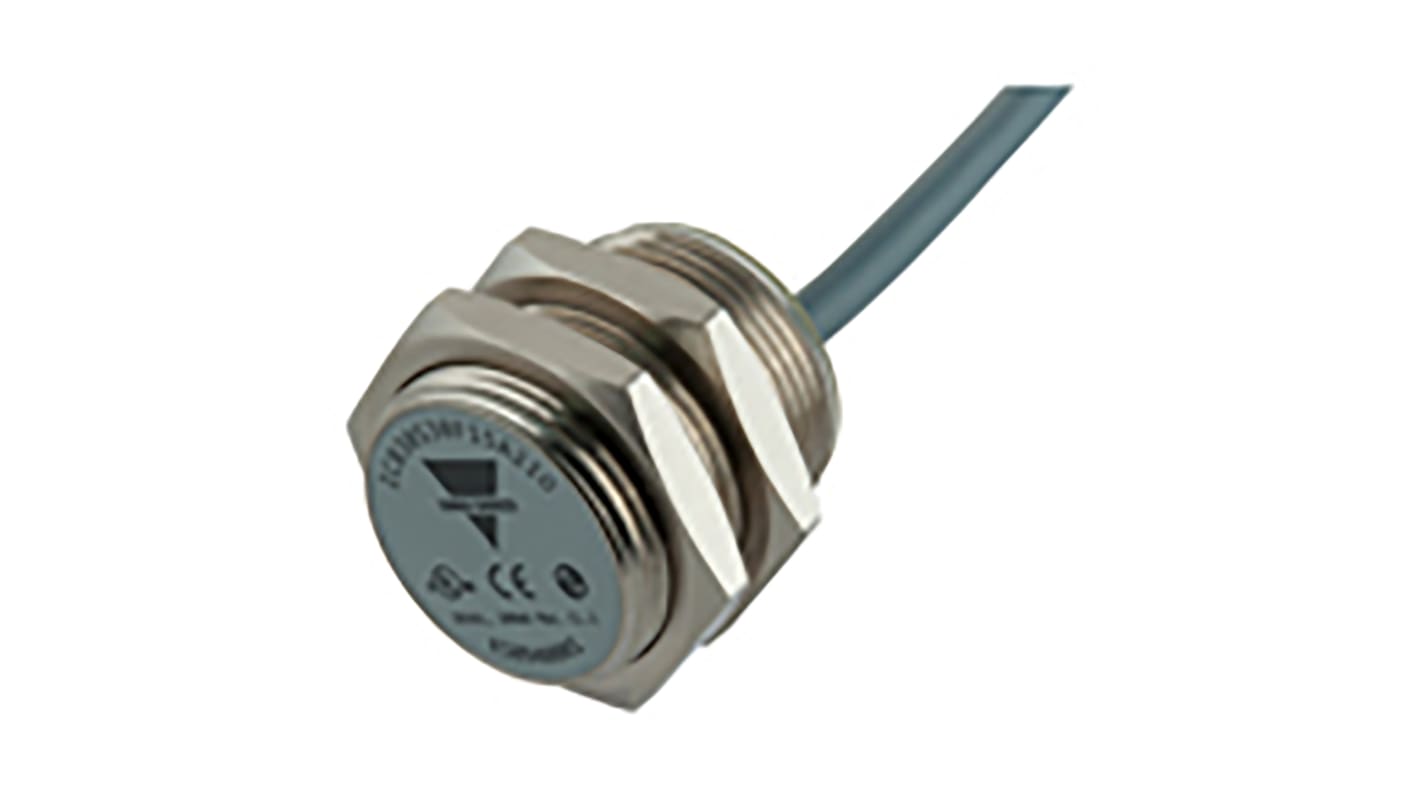 Sensore di prossimità cilindrico Carlo Gavazzi ICB30S30F15A2IO, induttivo M30, rilevamento 15 mm, IO-LINK, IP67.