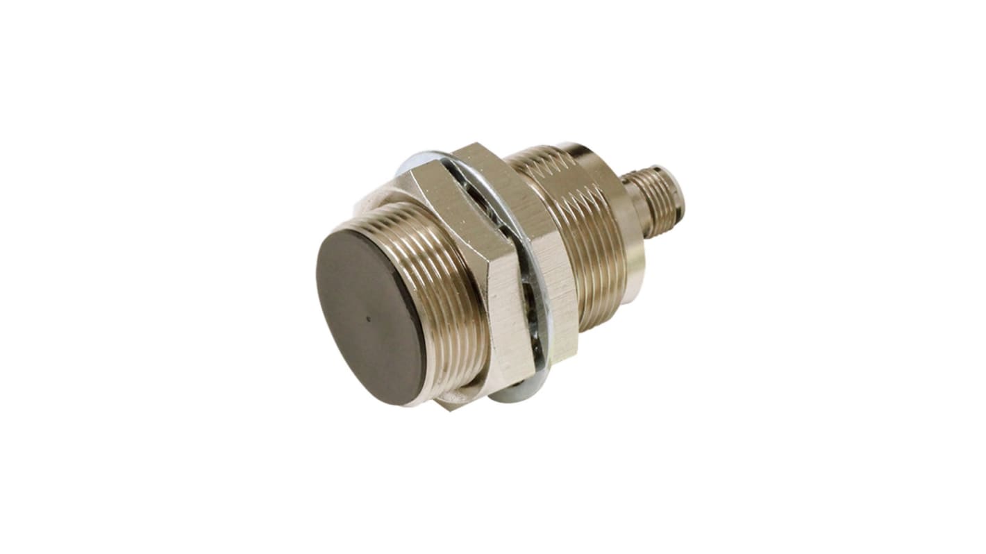 Sensore di prossimità cilindrico NPN Omron E2E-X22C130-M1, M30 x 1.5, rilevamento 22 mm, IP67, alimentazione 10-30 V CC.