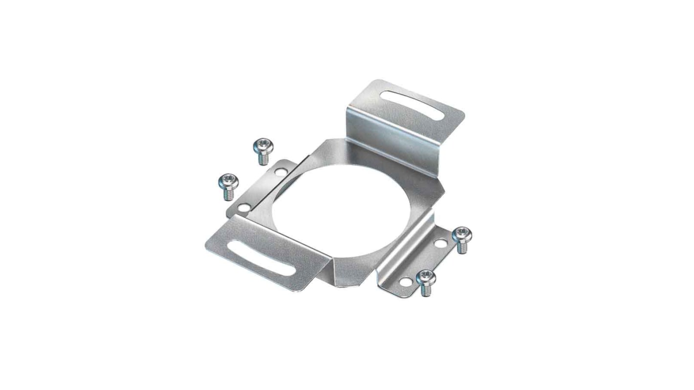 Rondella elastica Baumer Z 119.072, compatibile con encoder, alloggiamento 58 mm, distanza foro 73 mm, per applicazioni dinamiche.