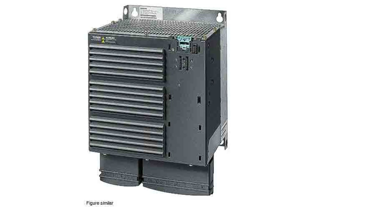 Modulo di alimentazione Siemens 6SL3225-0BE32-2UA0, 22 kW, 380-480 V, 3 fasi, dimensioni 419 x 275 x 204 mm.