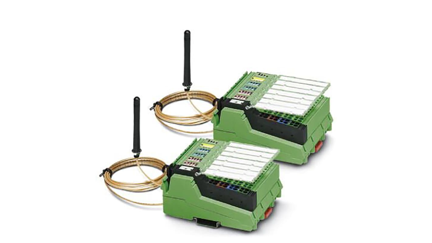 Modulo I/O PLC Phoenix Contact ILB BT ADIO MUX-OMNI 2884208 - Connessioni wireless, IP20, resistente all'usura. Ideale per sistemi HVAC e controllo clima.