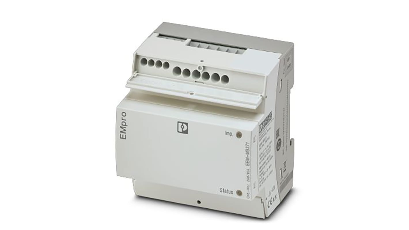 Phoenix Contact 2907955, contatore di energia EMpro 2-3 fasi, display digitale, misurazione fino a 690 V, profondità 64 mm.