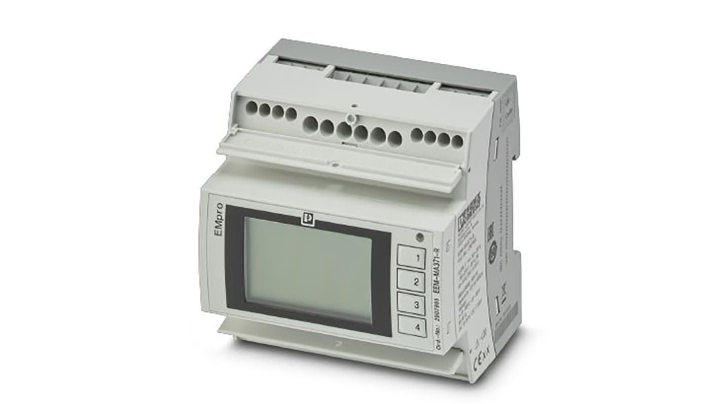 Phoenix Contact 2907985, contatore di energia EMpro 2-3 fasi, display LCD, misurazione fino a 690 V, precisione classe 2.