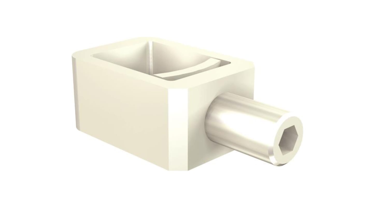 Terminale frontale ABB 67164 per cavi XT2, sezione 1x1 a 95 mm², confezione da 4 pezzi, per cavi in rame-alluminio.