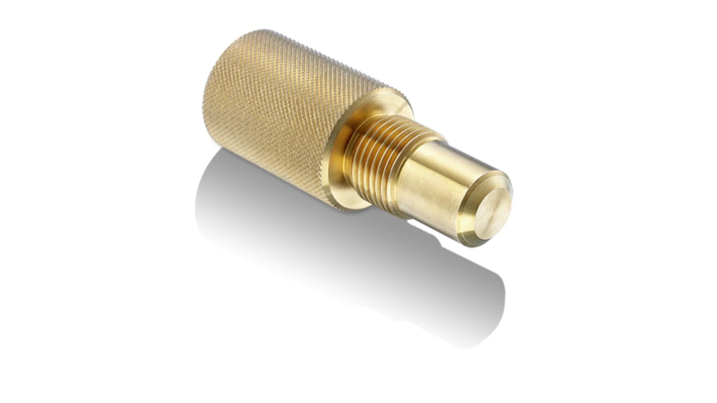 Mandrino per saldatura Baumer ZPX6-36 in ottone, per collegamenti filettati igienici, compatibile con sensori di pressione PBMN.