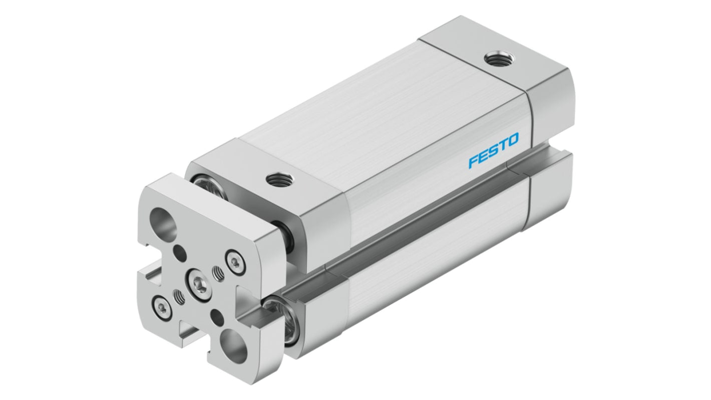 Cilindro pneumatico Festo ADNGF-12-30-P-A, doppio effetto, foro 12 mm, corsa 30 mm, conforme ISO 21287, resistenza alla corrosione.