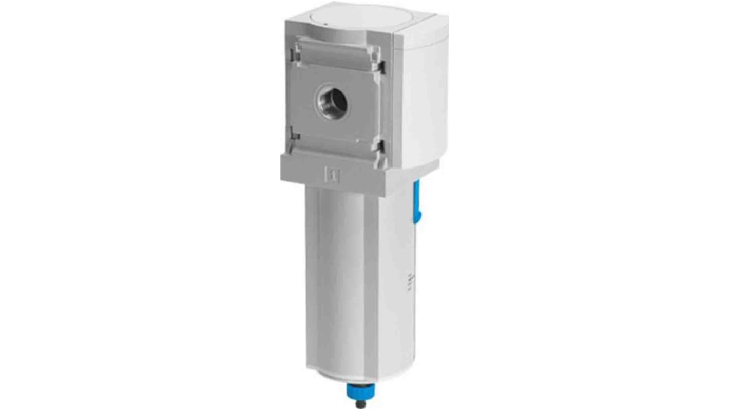 Separatore d'acqua Festo MS6-LWS-3/8-U-V, attacco G 3/8, flusso 58,33 l/sec, scarico automatico, montaggio verticale.