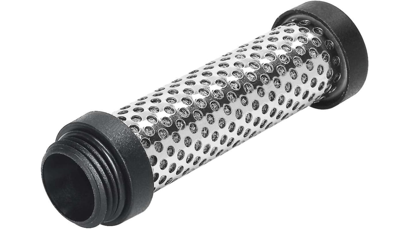 Elemento filtrante Festo MS4/D-MINI-LFX, design a cartuccia in carbone attivo, installazione semplice, compatibile con serie MS e D.