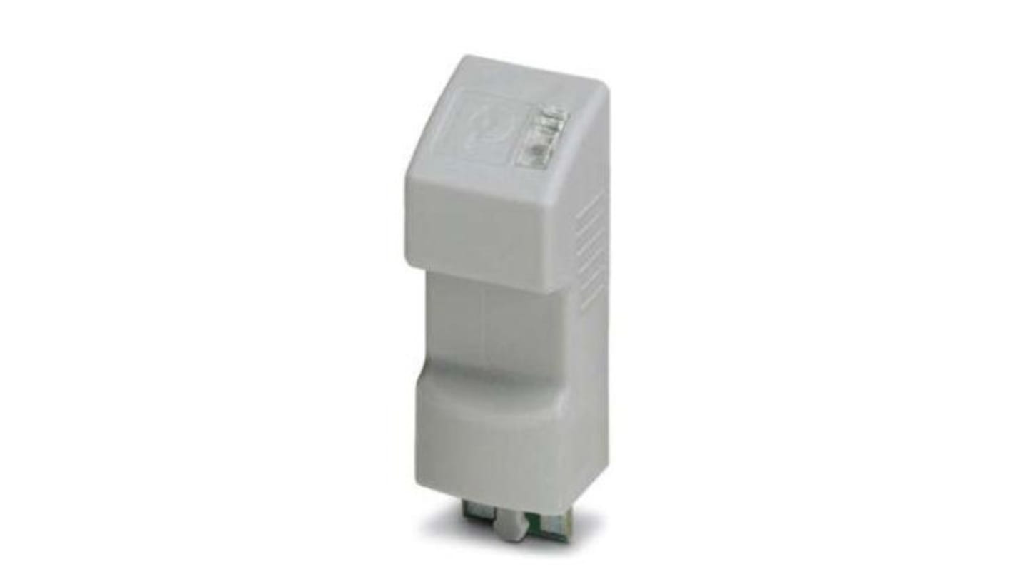 Adattatore di montaggio Phoenix Contact 2900939 con diodo di libera circolazione e LED giallo per rif-1 a rif-4. Tensione 12-24 Vdc.