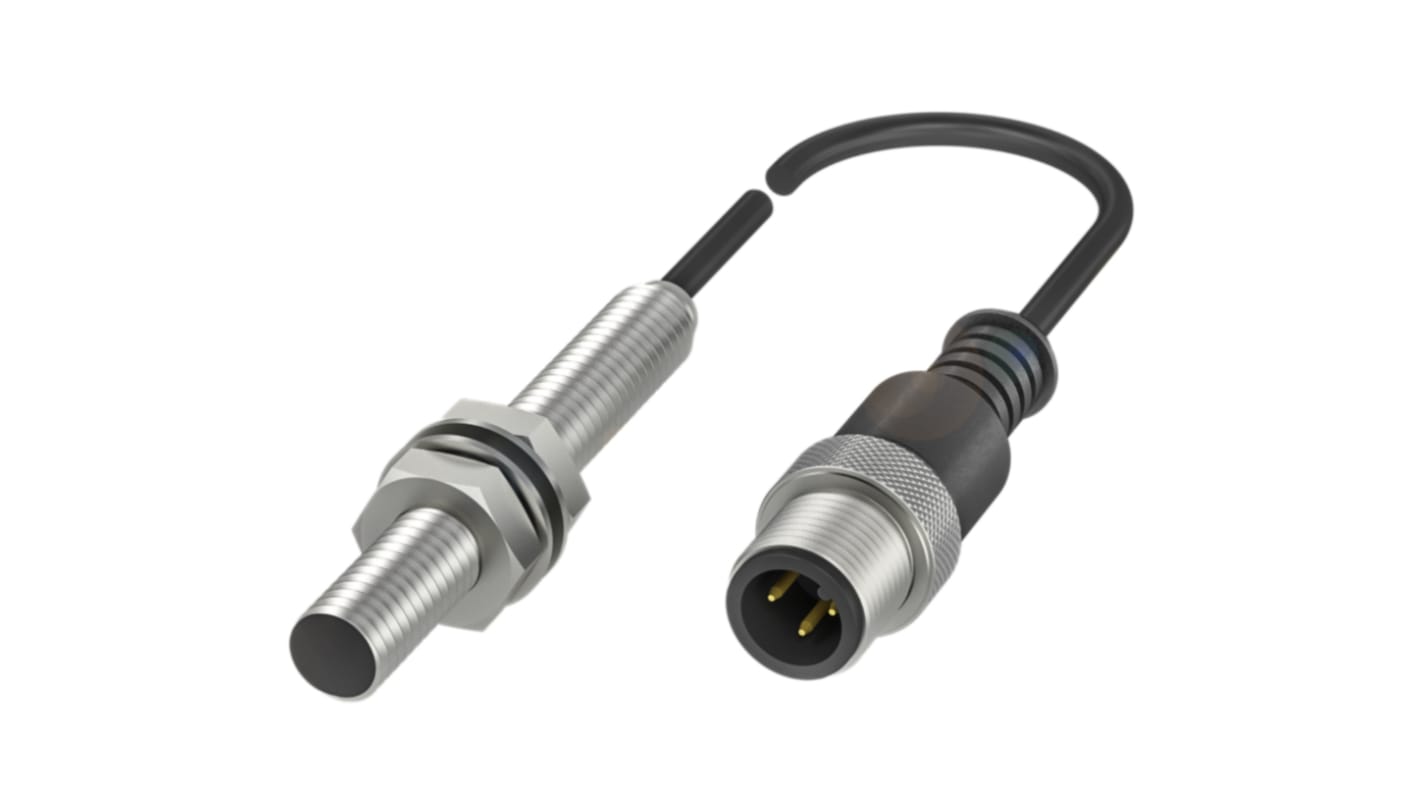 Sensore di prossimità cilindrico BALLUFF BES M08MM-PSC40B-BP00,3-GS04, PNP, M8 x 1, rilevamento 4 mm, IP67, cavo Pigtail M12.