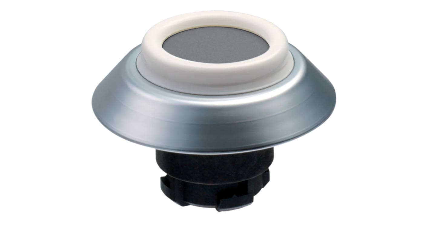 Pulsante instabile Schmersal NDTGR, montaggio su piastra, diametro foro 22.3 mm, illuminato, protezione IP67/IP69K.