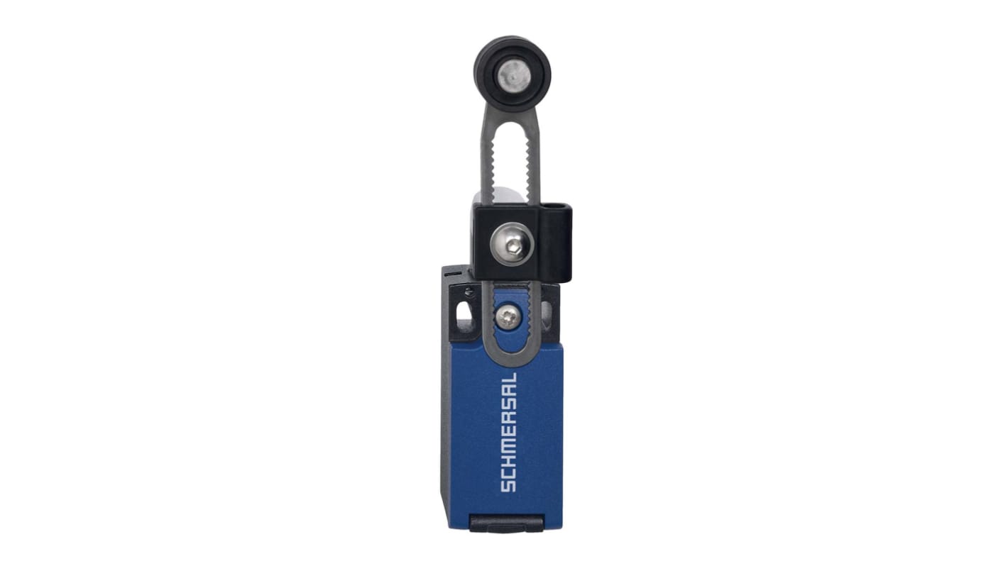 Interruttore di sicurezza Schmersal 103014973, attuatore in metallo, grado di protezione IP66/IP67, 1 contatto NO e 2 NC.