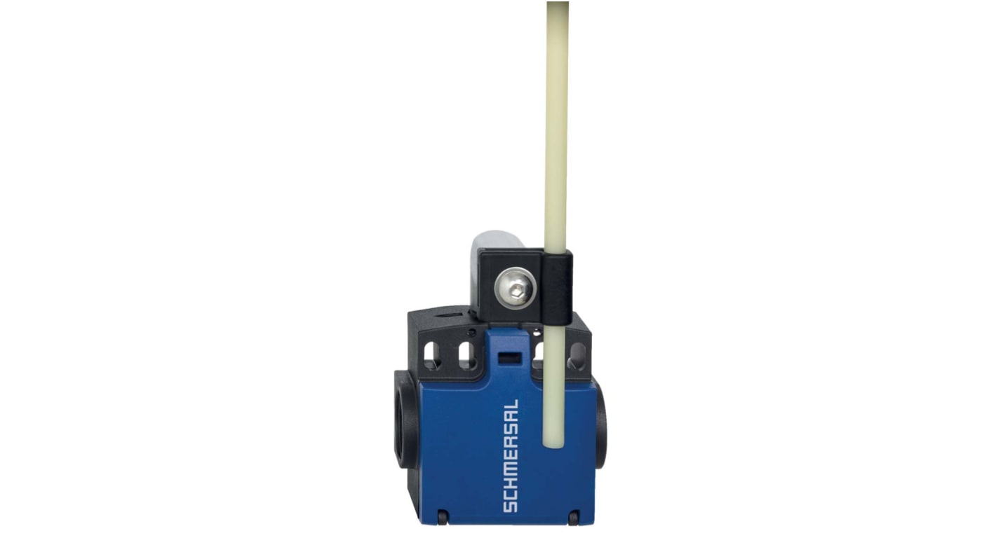 Interruttore di sicurezza Schmersal 103015095, con struttura in plastica rinforzata, contatti in argento e grado di protezione IP66/IP67.