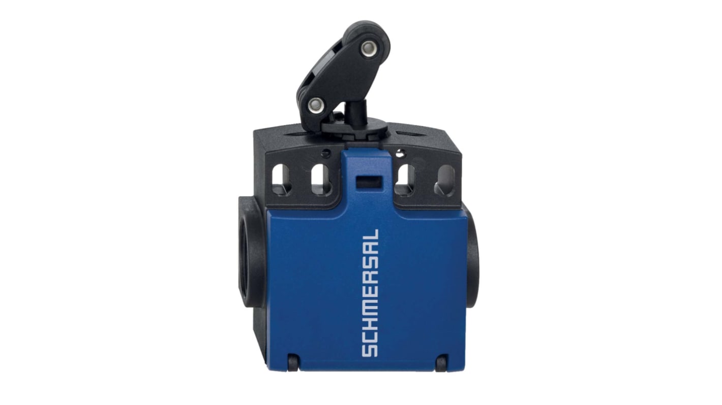 Interruttore di sicurezza Schmersal 103015080, con attuatore in plastica rinforzata e contatti in argento, grado di protezione IP66/IP67.